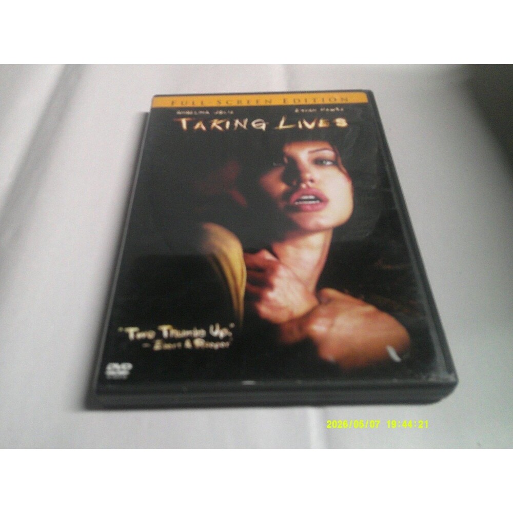 Taking Lives DVD - Full Screen Edition - Angelina Jolie, Ethan Hawke, Kiefer